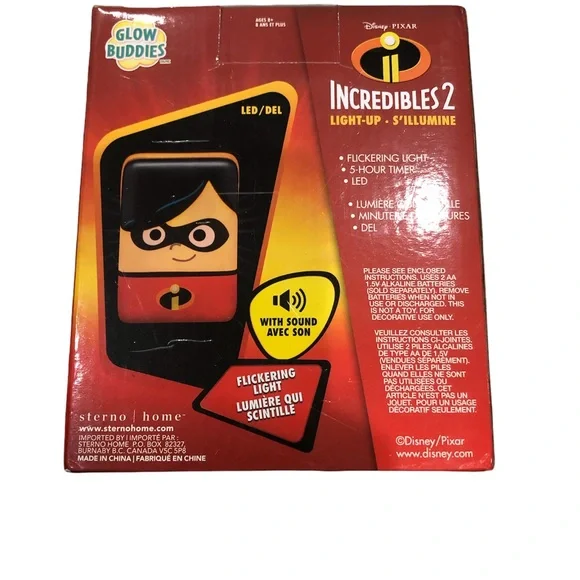 Disney - Pixar Incredibles 2 Glow Buddies LED Night Light - Picture 3 of 3